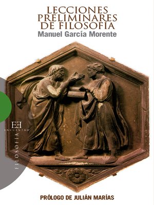 cover image of Lecciones preliminares de filosofía